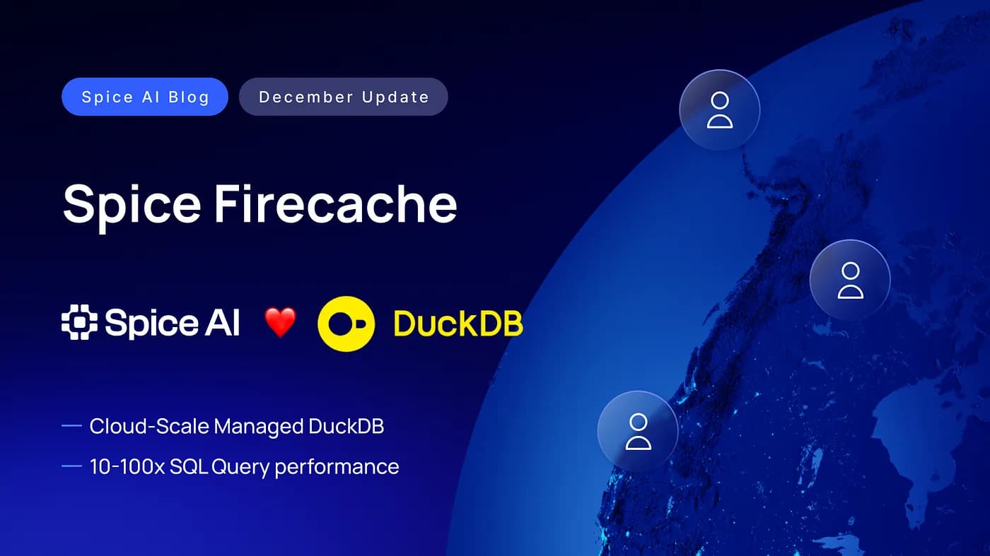Spice Firecache cloud-scale DuckDB blog post header image