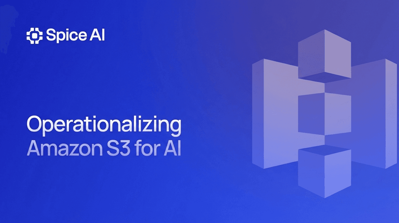 Operationalizing Amazon S3 for AI: From Data Lake to AI-Ready Platform in Minutes