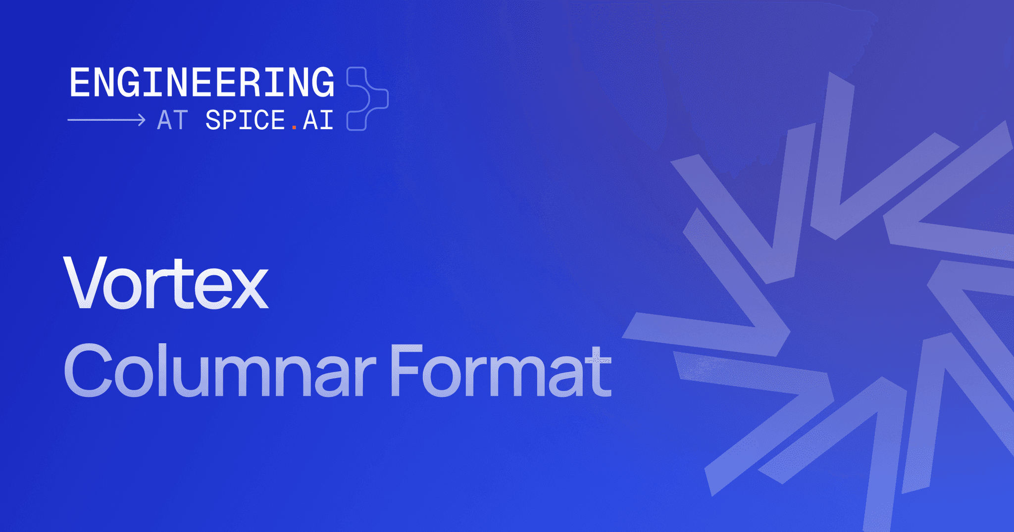Vortex at Spice AI blog post header